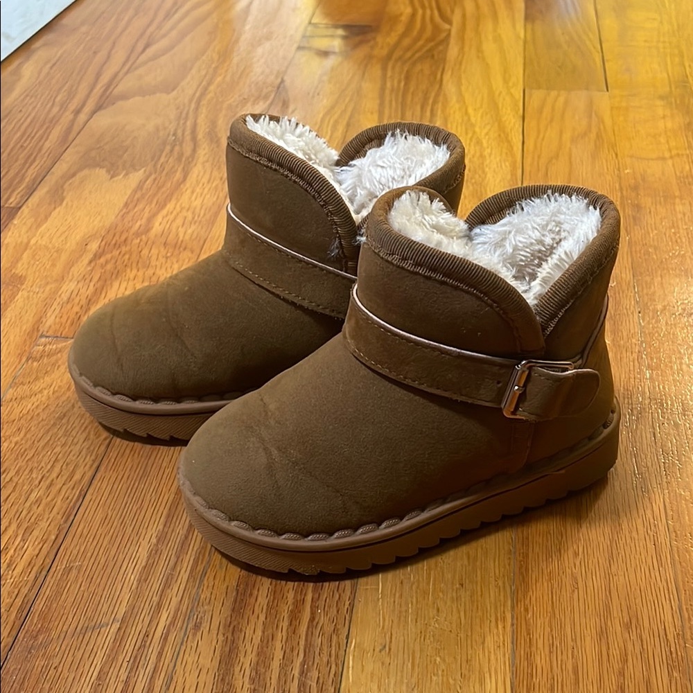 Brown Faux Fur Lined Boots